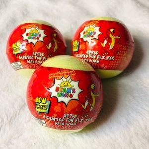 Lot of THREE (3) Ryan's World Bath Bombs/Fizzies for bathrime Nickelodeon NEW